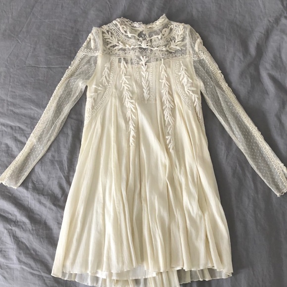 Long Sleeve Offwhite Lace Dress | Poshmark